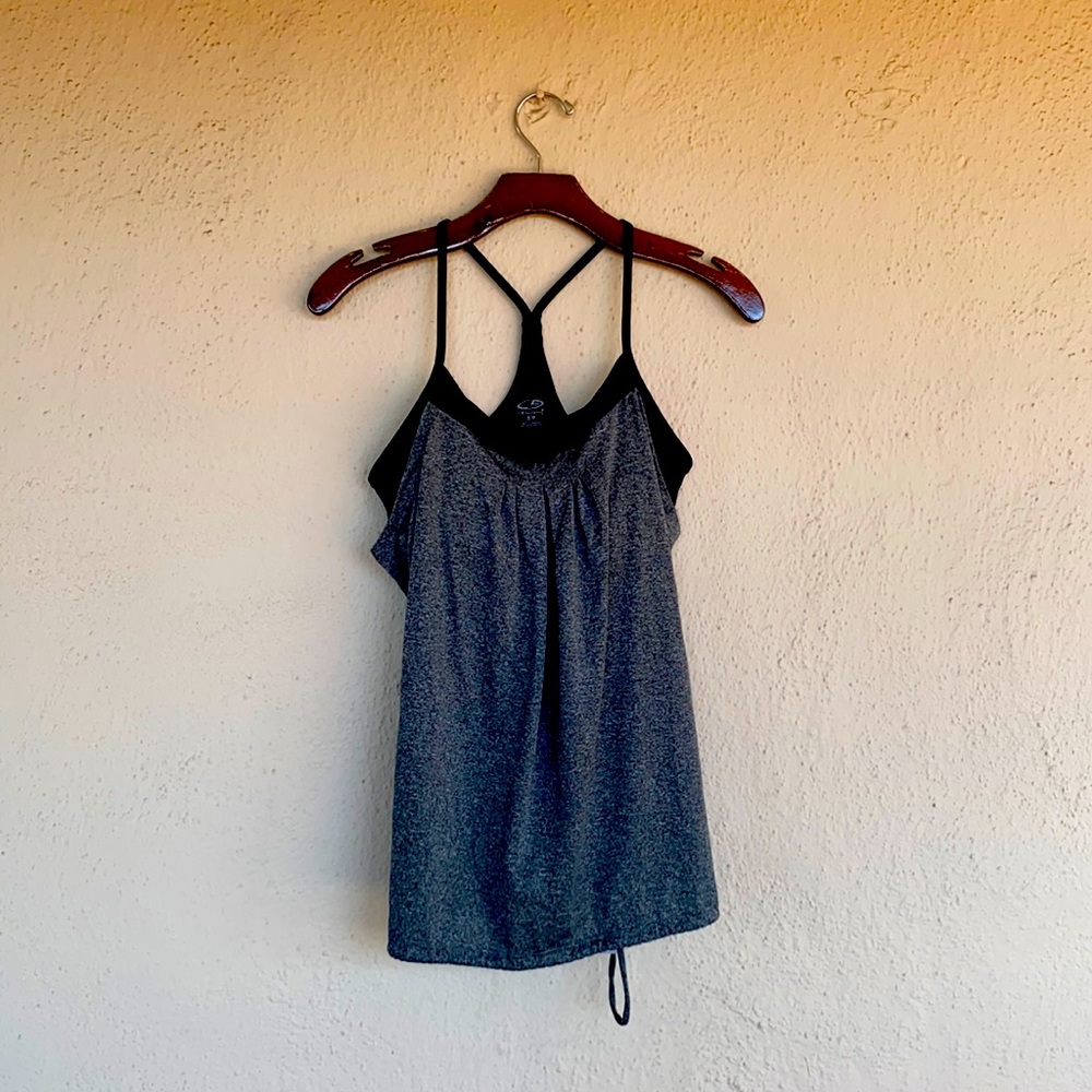Champion Heather Gray Racerback sports bra/tank